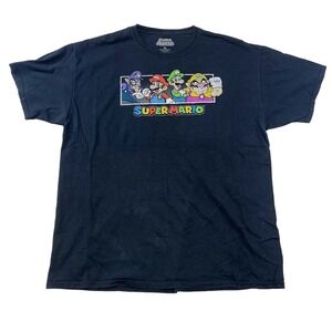 Super Mario Graphic Tee Thrifted Vintage Style Size XL